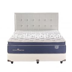 Kasur + Divan Set Ukuran 100 - ELITE Infinity Prestige / White Blue 